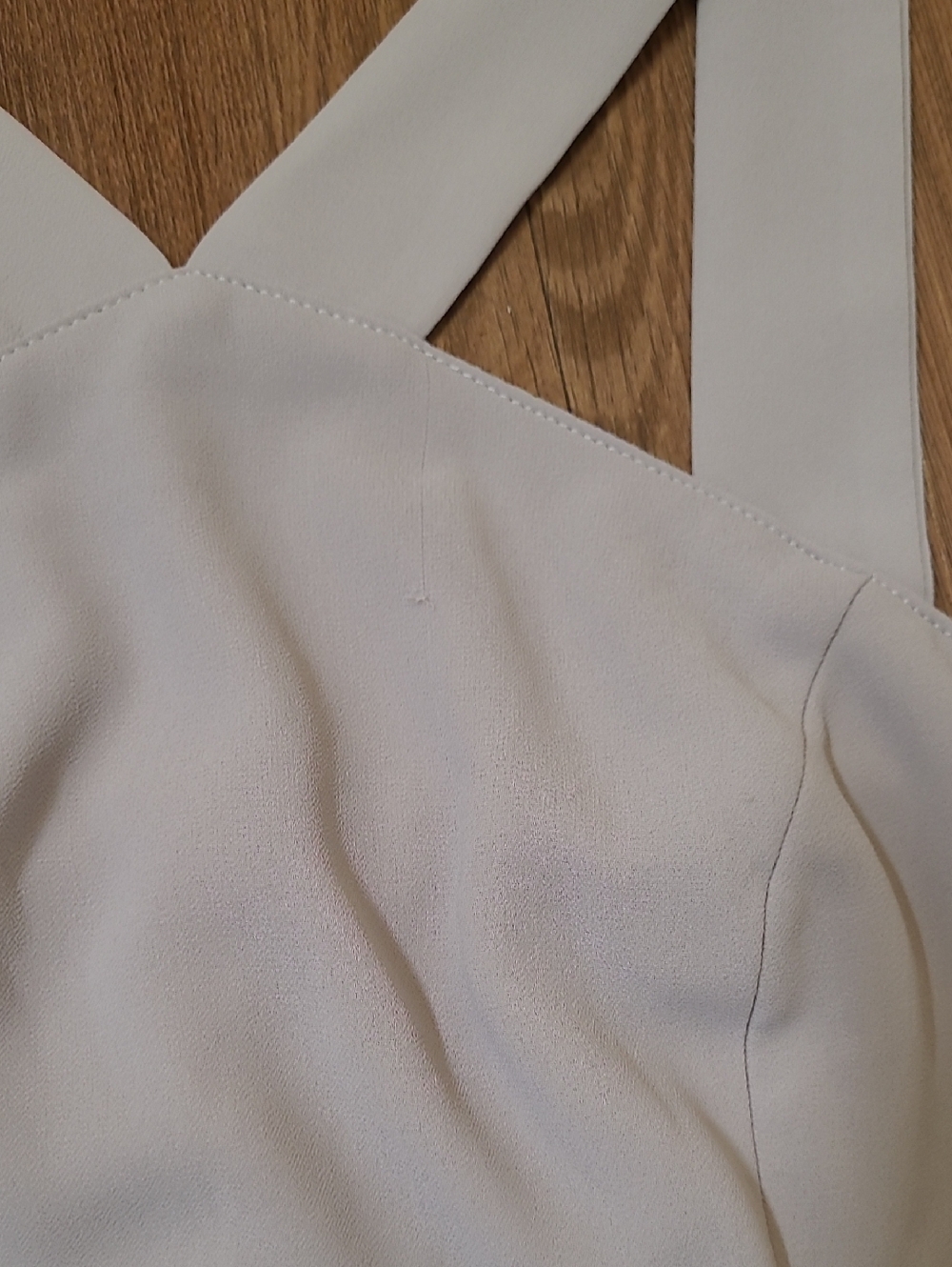 Lulu's Light Gray Cross-Back Fit & Flare Mini Dress - Picture 7 of 12